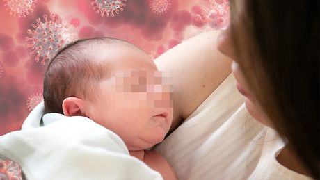 Majka, beba, korona virus Majka, beba, korona virus