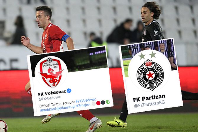 Partizan, Vozdovac, Twiter