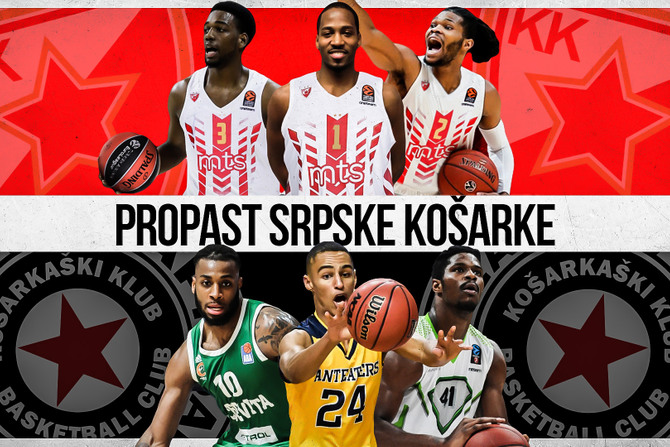 Propast Srpske kosarke, Zvezda, Partizan, kosarkasi