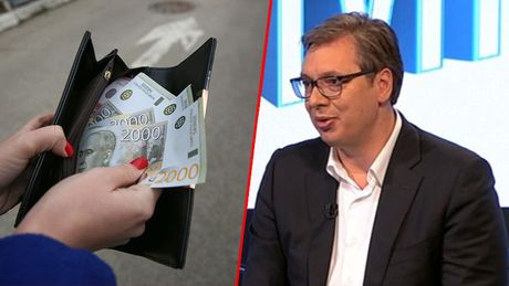 Aleksandar Vucic, novac, pare, plate, penzije, novcanik Aleksandar Vucic, novac, pare, plate, penzije, novcanik