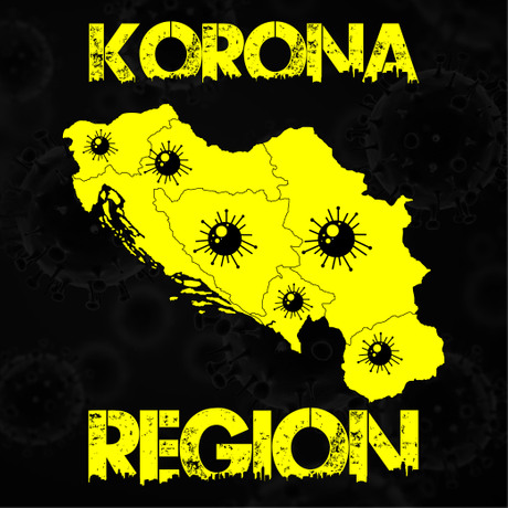Koronavirus mapa regiona, EX YU
