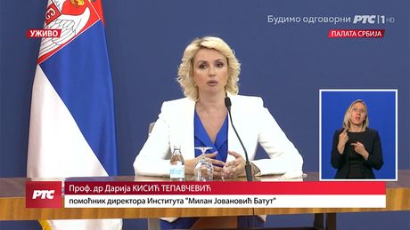 Konferencija za medije, Darija Kisić Tepavčević Konferencija za medije, Darija Kisić Tepavčević