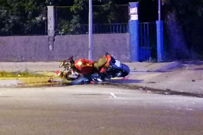 Saobraćajna nesreća, Niš, motor, motociklista