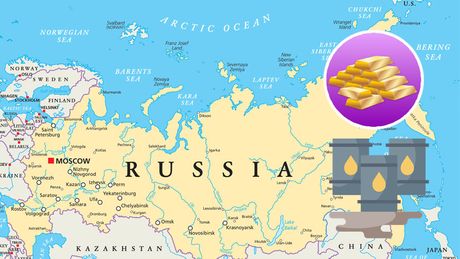 Rusija, nafta, zlato