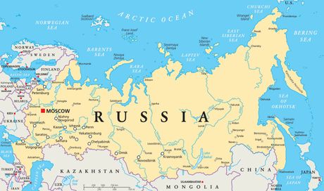 Rusija, mapa Rusija, mapa