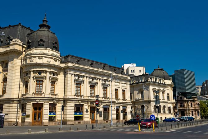 Romania, Bucharest - 11 august 2019: Ministry of Foreign Affairs, MInistarstvo spoljnih poslova, Bukurest, Rumunija