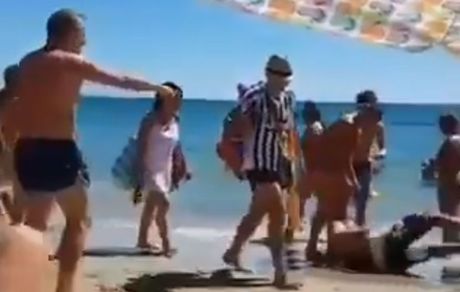 Navijač, FK Juventus, plaža, penal