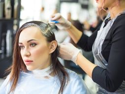 Devojka, žena, kosa, frizura, farbanje kose