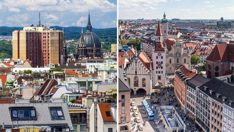 Beč Austrija, Minhen Nemačka, Panorama