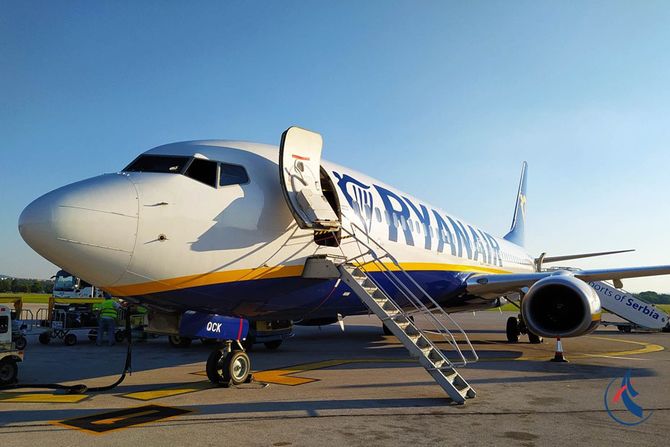 Ryanair, avio, kompanija, let, Niš