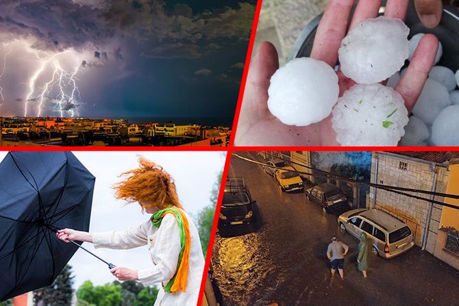 Kiša, padavine, vreme, nevreme, poplava grmljavina, grad, vremenska prognoza