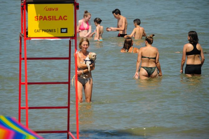 Lido, plaža, kupanje, Zemun