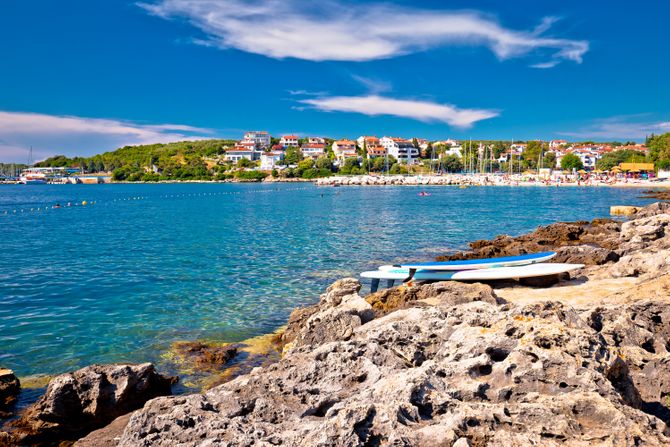 Plaža Uvala, Istra, Hrvatska, turizam, more Plaža Uvala, Istra, Hrvatska, turizam, more