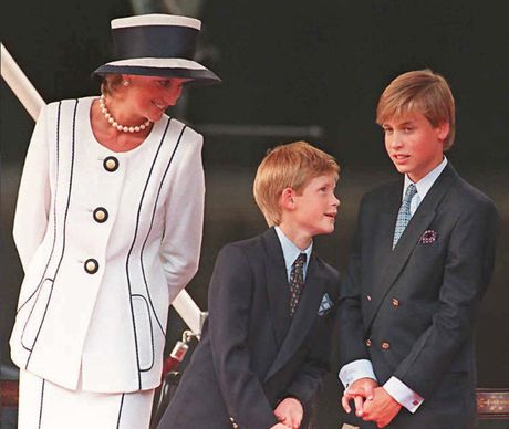 Princess Diana, princeza Dajana, princ prinčevi Hari i Vilijam