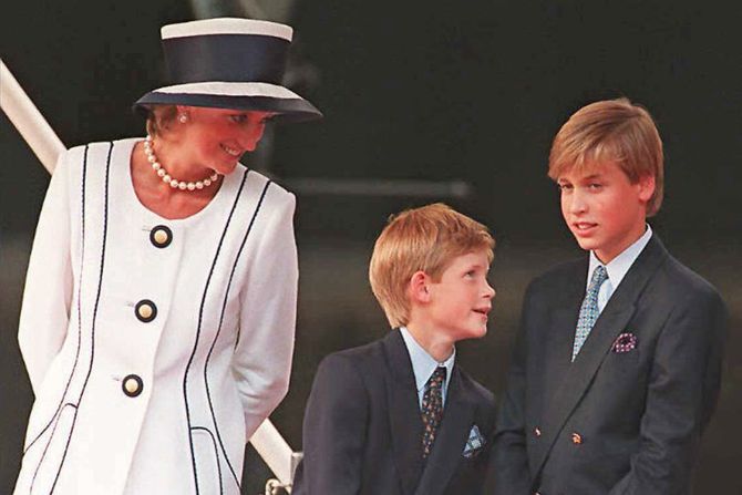 Princess Diana, princeza Dajana, princ prinčevi Hari i Vilijam