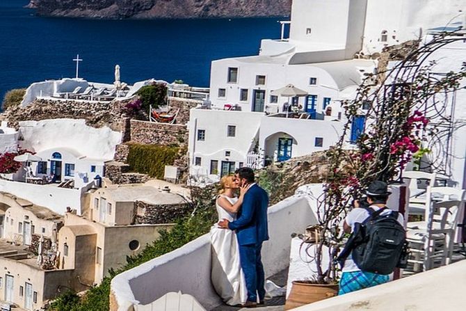 Grčka svadba Santorini Grčka svadba Santorini