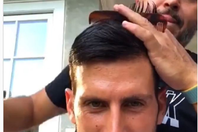 Novak Đoković šišanje Novak Đoković šišanje