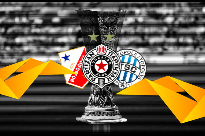 Partizan, Vojvodina, TSC, Liga Evrope