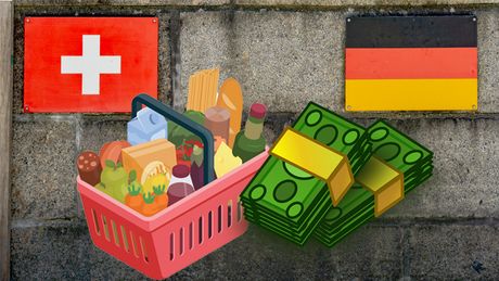 Granica, Švajcarska, Nemačka, hrana, novac