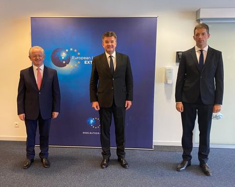 Marko Đurić, Miroslav Lajčak Brisel Marko Đurić, Miroslav Lajčak Brisel