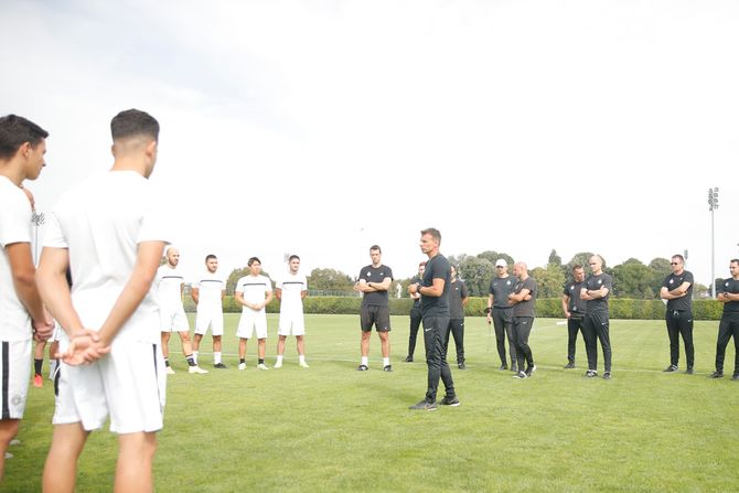 FK Partizan, Savo Milošević, Aleksandar Stanojević, trening