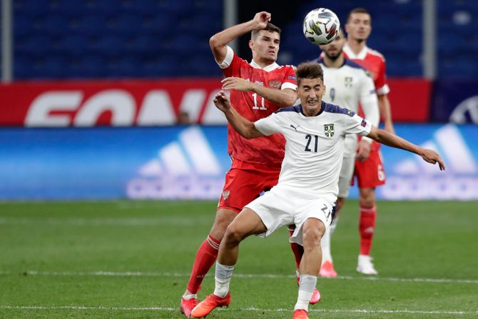 Rusija Srbija, UEFA Nations League