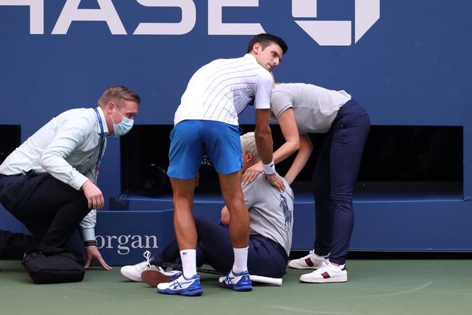 Novak Đoković, sudija, US Open