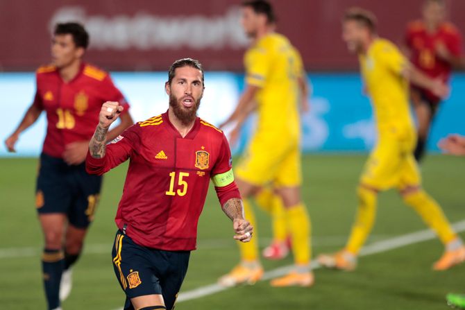 Spain Ukraine Nations League Soccer