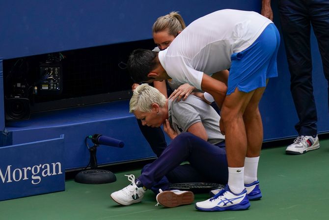 Novak Đoković, sudija, US Open