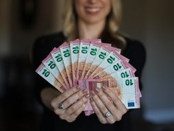 novac, žena, sreća, pare, evri