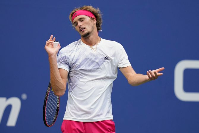 Pablo Karenjo Busta - Aleksandar Zverev US open 2020