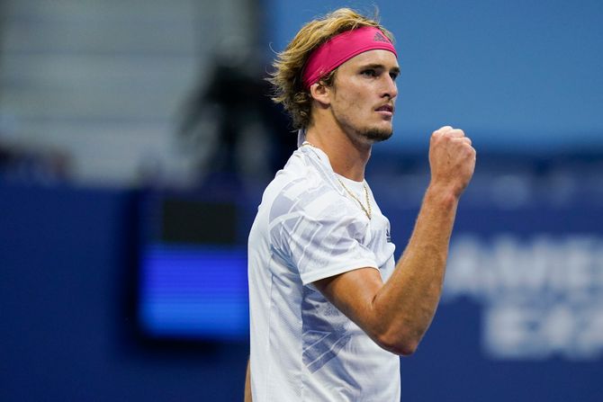 Aleksandar Zverev i Pablo Karenjo Busta Aleksandar Zverev i Pablo Karenjo Busta