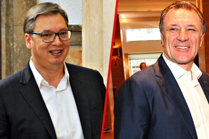 Zdravko Mamić i Aleksandar Vučić