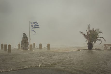 Kefalonija, nevreme, oluja, Grčka