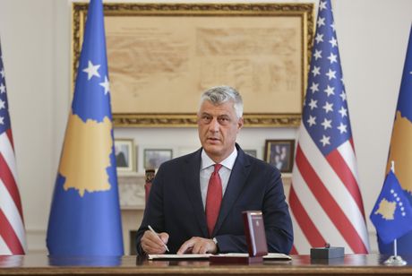 Hashim Thaci, Hašim Tači, Orden slobode Donaldu Trampu