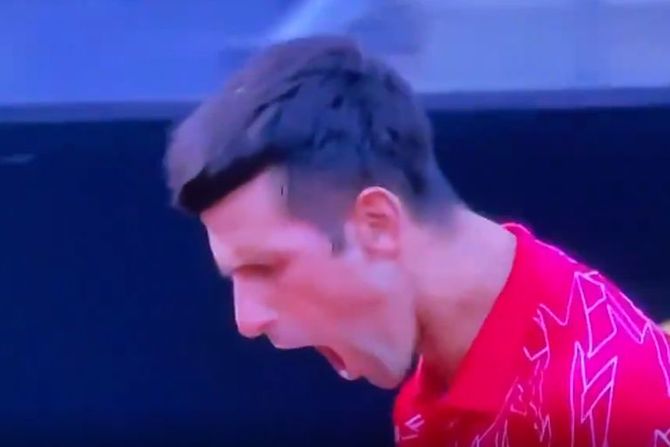 Novak Đoković, Dijego Švarcman, maska, masters Rim, finale 2020