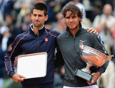 Noak Đoković, Rafael Nadal, Rolan Garos finale 2012 Noak Đoković, Rafael Nadal, Rolan Garos finale 2012