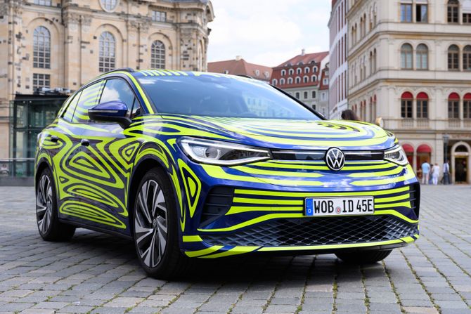 Volkswagen VW ID 4 električni automobil promocija Joakim Lev Volkswagen VW ID 4 električni automobil promocija Joakim Lev