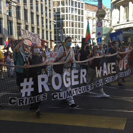 Rodžer Federer, navijači, protest, Švajcarska