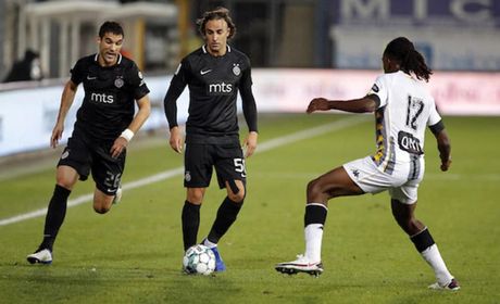 FK Partizan, FK Šarlroa, Lazar Marković, Aleksandar Miljković FK Partizan, FK Šarlroa, Lazar Marković, Aleksandar Miljković