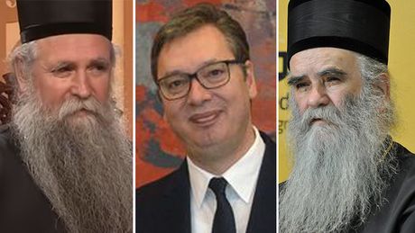 Episkop  Joanikije, Aleksandar Vučić, Amfilohije Episkop  Joanikije, Aleksandar Vučić, Amfilohije