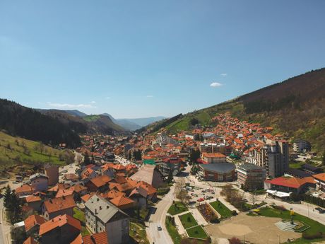 Nova Varoš, panorama centar grada