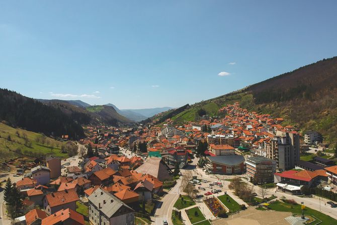 Nova Varoš, panorama centar grada