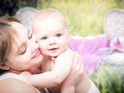 beba, mama