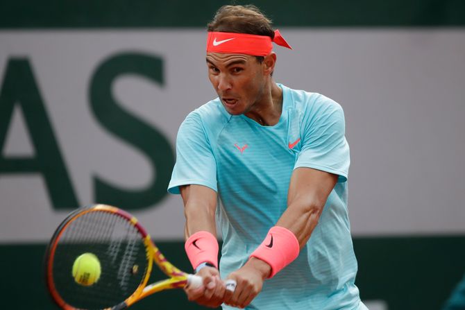 Rafael Nadal Rolan Garos 2020