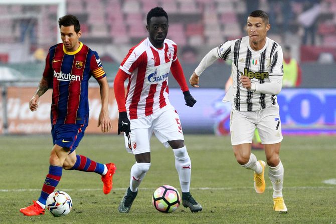 Abraham Frimpong, Lionel Mesi, Kristijano Ronaldo Abraham Frimpong, Lionel Mesi, Kristijano Ronaldo