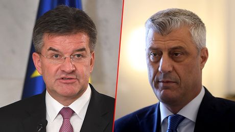 Hasim Taci ,Miroslav Lajčak Hasim Taci ,Miroslav Lajčak
