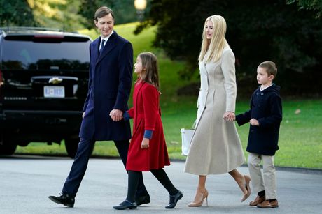 Ivanka Tramp Džared Kušner Donald Tramp Ivanka Tramp Džared Kušner Donald Tramp
