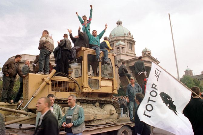 BEOGRAD DEMONSTRACIJE PETIOKTOBAR