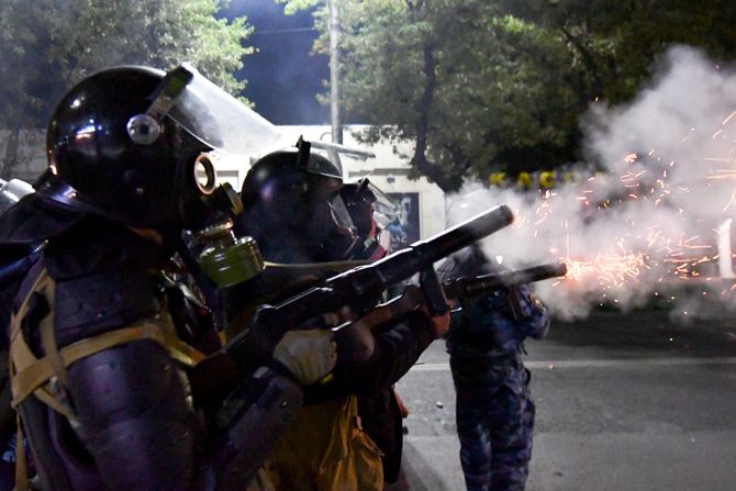 Protesti, demonstracije u Kirgistanu